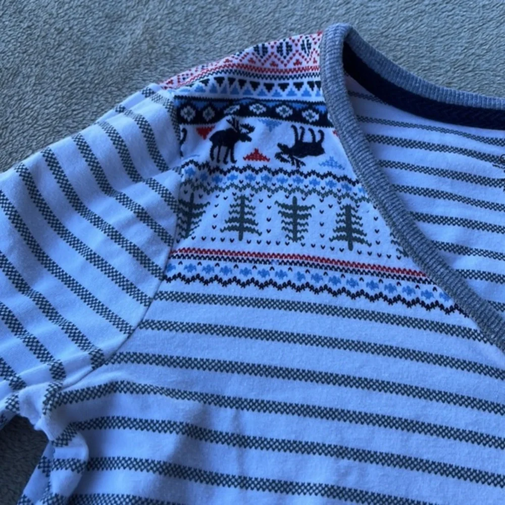 Cuddl Duds Winter Pajama Top, Size Small